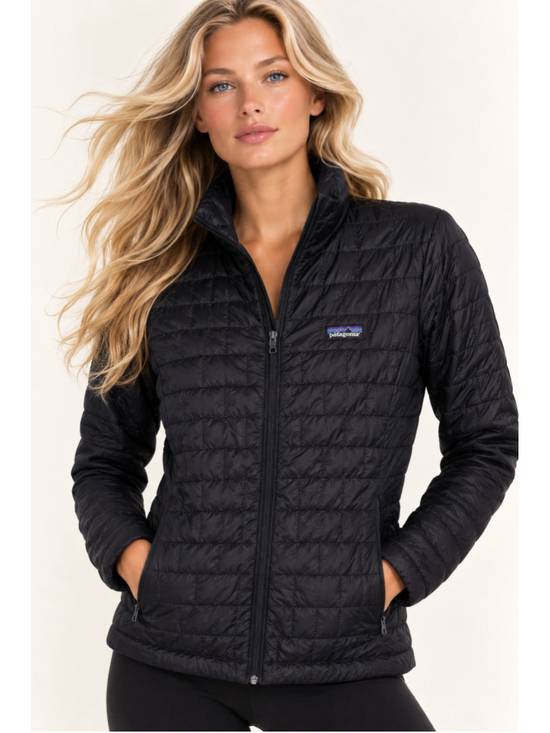 Patagonia Jackets & Blazers - Patagonia Nano Puff Jacket Black Quiet Luxury Quilted Full Zip Gorpcore Hiking